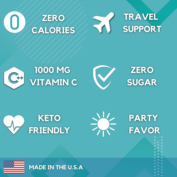 Electrolyte Powder Sugar-Free Hydration Packets Tropical Punch HydroMATE 16 Sticks