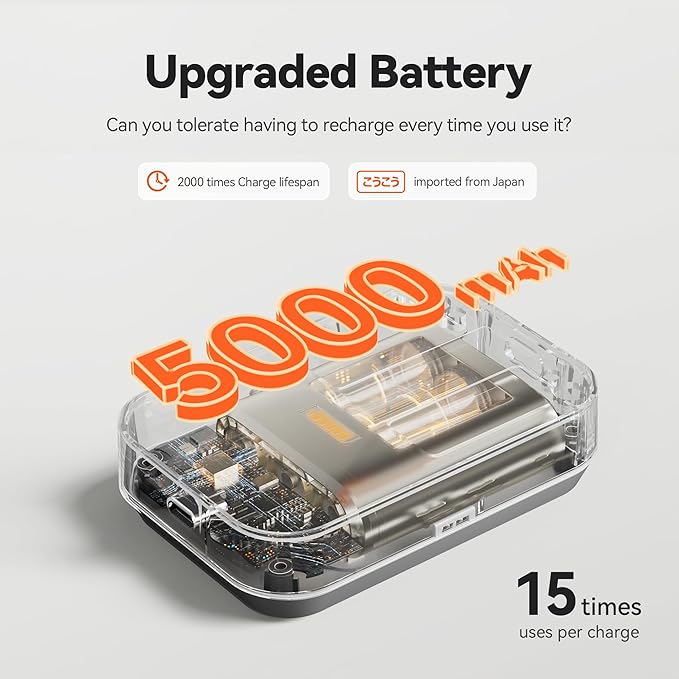 Cordless Knee Massager with Heat Vibration for Pain Relief, MAXwarm 4.0[2025 Upgraded] - Electric Heated Knee Brace with 5 Heat Levels and 3 Massage Mode, Gifts for Men Women (Grey, Single)