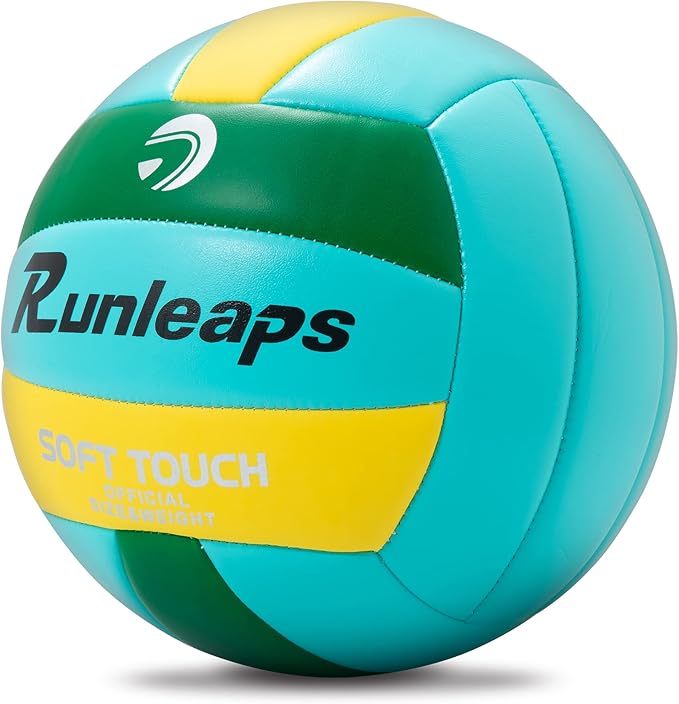 Beach Volleyball Official Size 5 Soft Waterproof Volleyball Sand Sports PU Ball for Indoor, Outdoor, Pool, Gym, Training