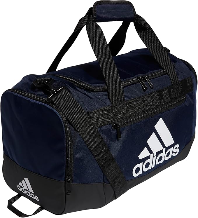 adidas Unisex Defender 4.0 Gym Duffel Bag for Men and Women, Team Navy Blue, Small (38L)