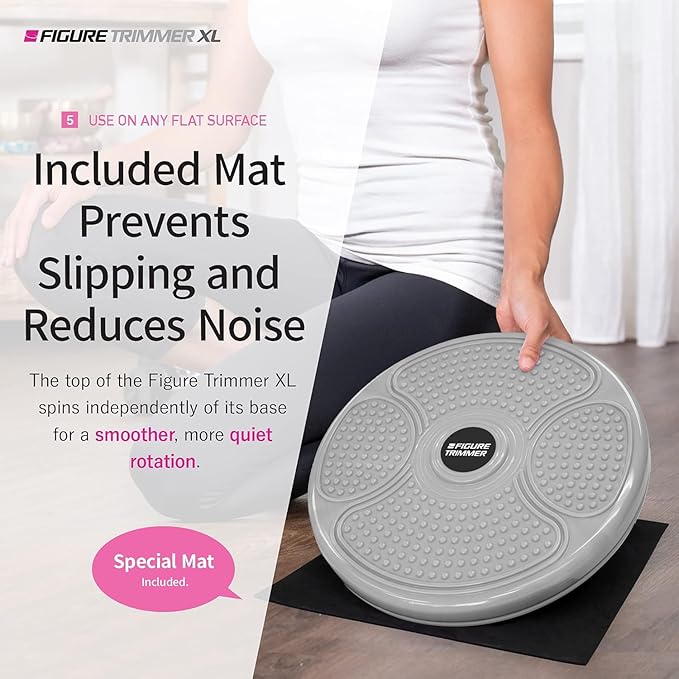 Core Abs Twister Board - Waist Sculptor Twister Board for Core & Ab Exercise - Waist Twisting Disc, Dizzy Disc Twist Board for Slimming Workout with 8 Magnets Reflexology