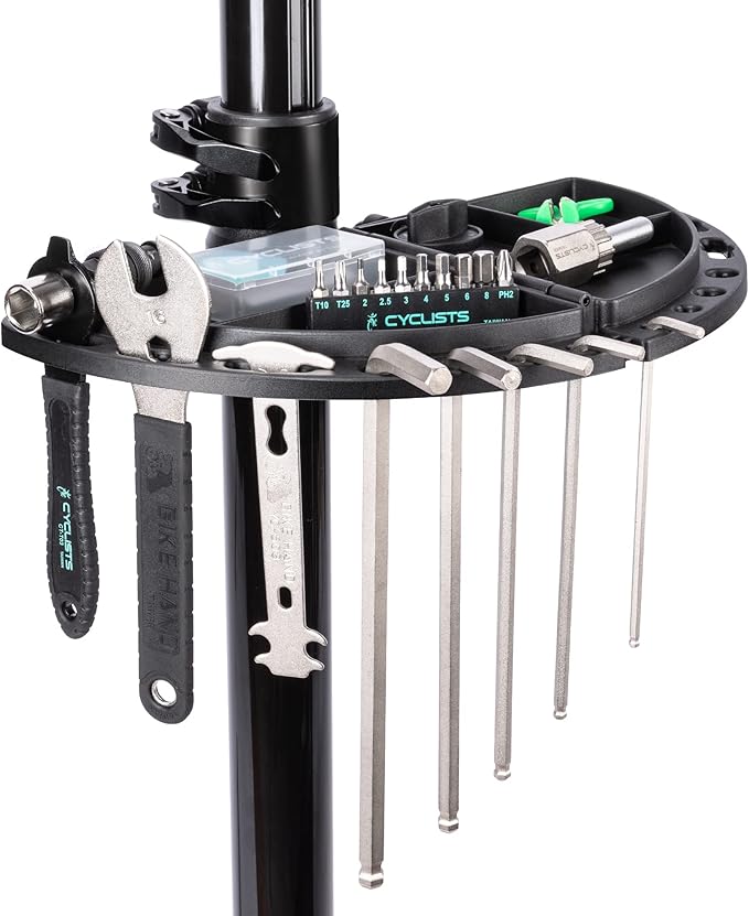 cyclists Bike Repair Stand(Max Load 110lbs)- Bike Stand for Workstand Maintenance - E Bike Repair Stand Bicycle Shop Home Mechanics for Mountain Bike and Road Bike