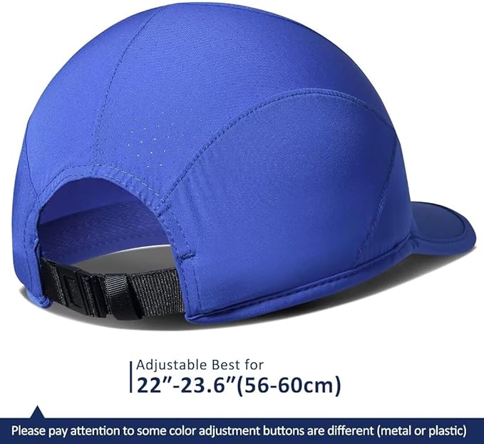GADIEMKENSD Stretch Running Hat with Soft Brim, Quick Dry, Unstructured, Unisex-Adult