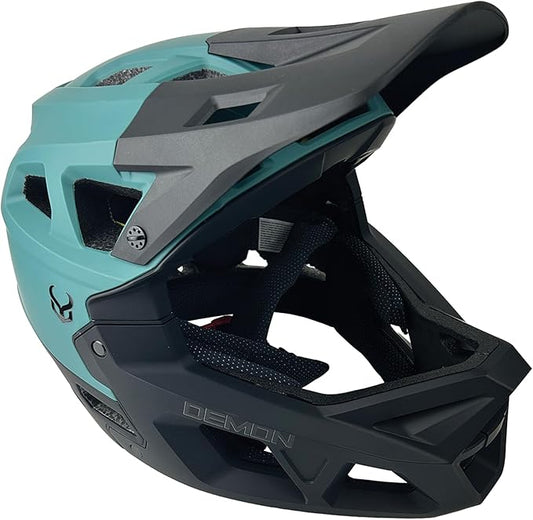 Demon United Podium X MIPS Full Face Mountain Bike Helmet- Removable Fit Pad Options- Advanced Venting System-Lightweight - Fullface DH BMX MTB Helmet