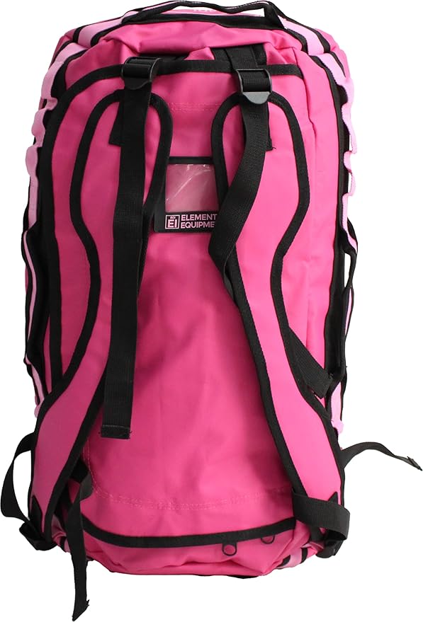 Element Equipment Trailhead Duffel Bag Shoulder Straps Waterproof Fuschia/Pink Large