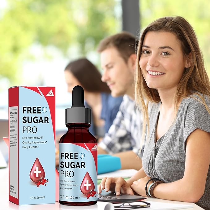 Free Sugar Pro Drops, Free Sugar Pro Liquid Drops, for Men and Women (2oz) (2)