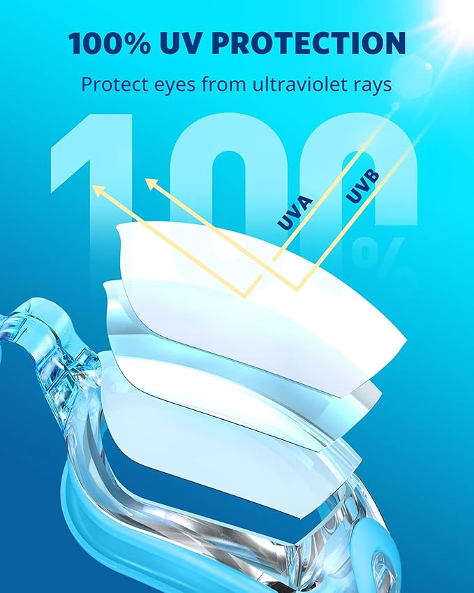 Aegend Swim Goggles, Swimming Goggles No Leaking Full Protection Adult Men Women Youth