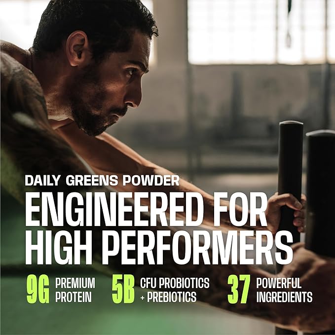 Frog Fuel Performance Greens Protein Powder, Nano-Hydrolyzed Grass Fed Protein Greens Powder, 5B CFU Probiotics/Prebiotics, 9G Protein, 7 EAAs, Energy & Muscle Support, Lemon Lime 30 Servings