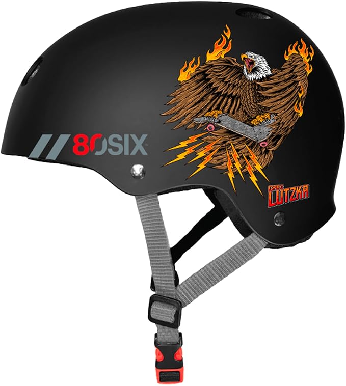 80SIX Triple Certified Multisport Helmet - Ideal for Bike, Scooter, Skateboard, Roller Skate and Inline Skate