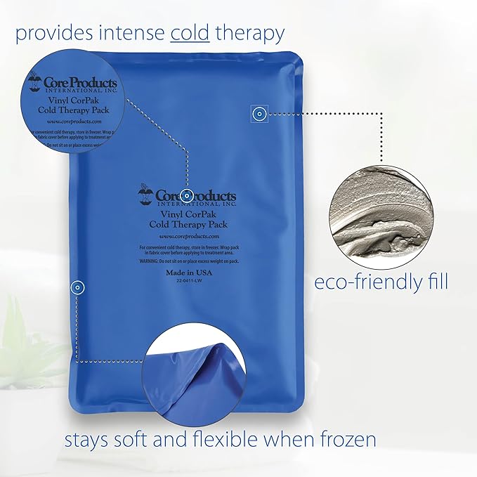 Core Products Flexible Vinyl Intense Cold Therapy Pack - 6" X 10"
