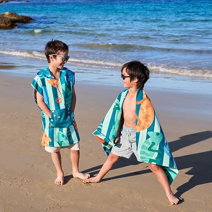 Dock & Bay Quick Drying Towel - for Sports & Gym - Compact, Lightweight - 100% Recycled - Includes Bag - Karma Chameleon, Medium (130x70cm, 51x27)