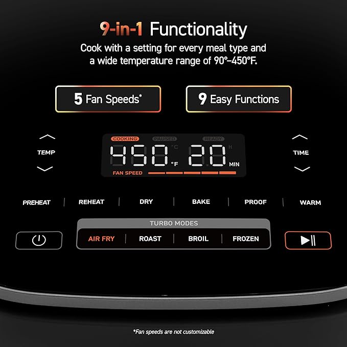 COSORI Air Fryer TurboBlaze 6.0-Quart Compact Airfryer that Roast & Air Fryer Liners