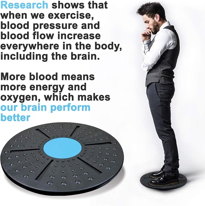 Daiwa Felicity Balance Board Disc Wobble Board Physical Therapy Equipment Core Trainer Lightweight Only 1 pound and Holds Up to 300 Pounds