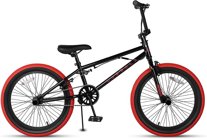 Freestyle BMX Bike, 18 20 Inch Kids Bicycle for 5-13 Years Old Kids and Beginner Level Rider, Multiple Colors