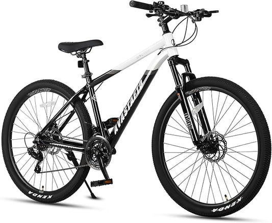 AVASTA Earth 26 27.5 inch Mountain Bike with 21-Speed，Aluminum Frame, Dual Disc Brake, Comfortable Saddle,Multiple Colors