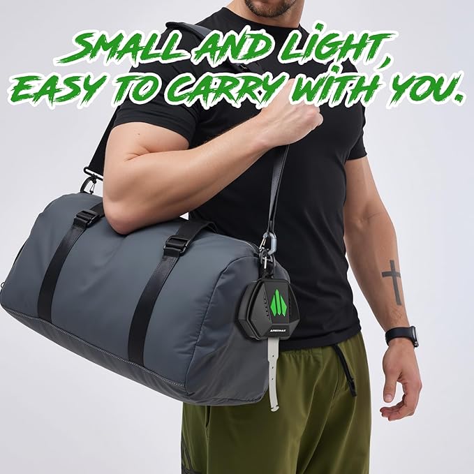 ARGOMAX Sports Lip Guard Case with Clip, Specializing Storage of Mouthguards with Lip Protection. Compatible with Various Brands of Football Lip Guard, Black+Green.