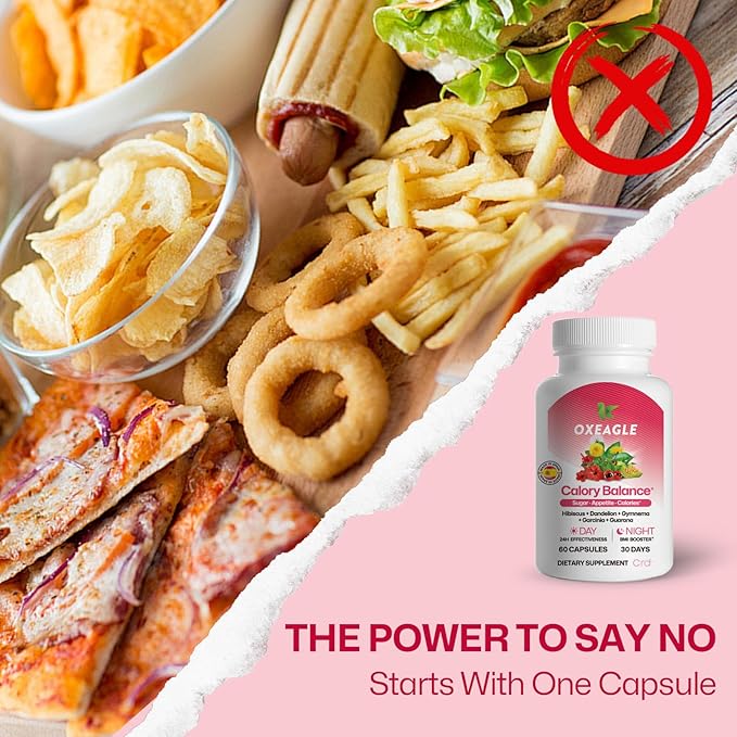 Appetite Suppressant, Hunger Suppressant for Women | Hibiscus, Dandelion, Gynostemma, HCA, Guarana | Natural Support for Energy Levels