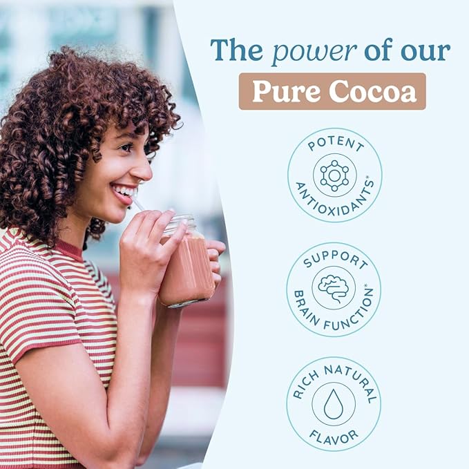 Colostrum Supplement Powder for Gut Health, Immune Support, Muscle Recovery & Wellness | Natural IgG Pure Whole Bovine Colostrum Superfood, Chocolate, 60 Servings