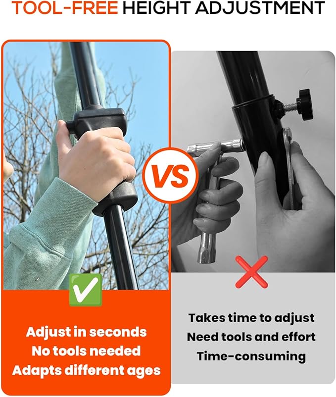 Basketball Hoop Outdoor with 45 Inch Shatterproof Backboard, Portable Basketball Goal System 4.8-10ft Height Adjustable for Kids, Youth, Adults, Backyard/Driveway/Indoor