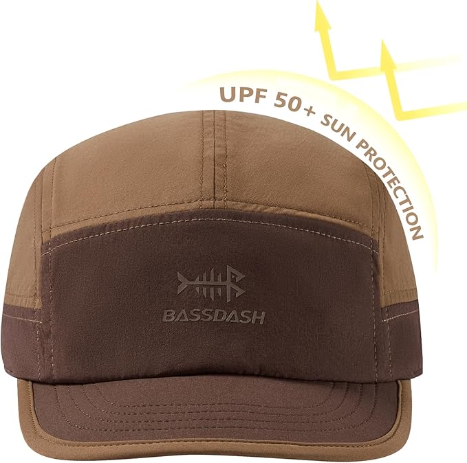 BASSDASH Ultralight UPF 50+ Soft Baseball Caps Unstructured Quick Dry Folding Hat Adjustable for Men Woman Outdoor Activities