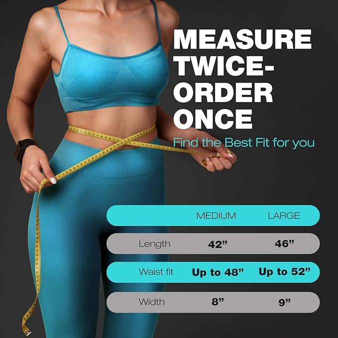 ActiveGear Premium Waist Trimmer & Trainer Belt for Men and Women - Sweat-Enhancing Slimming Wrap for Stomach, Adjustable Fit