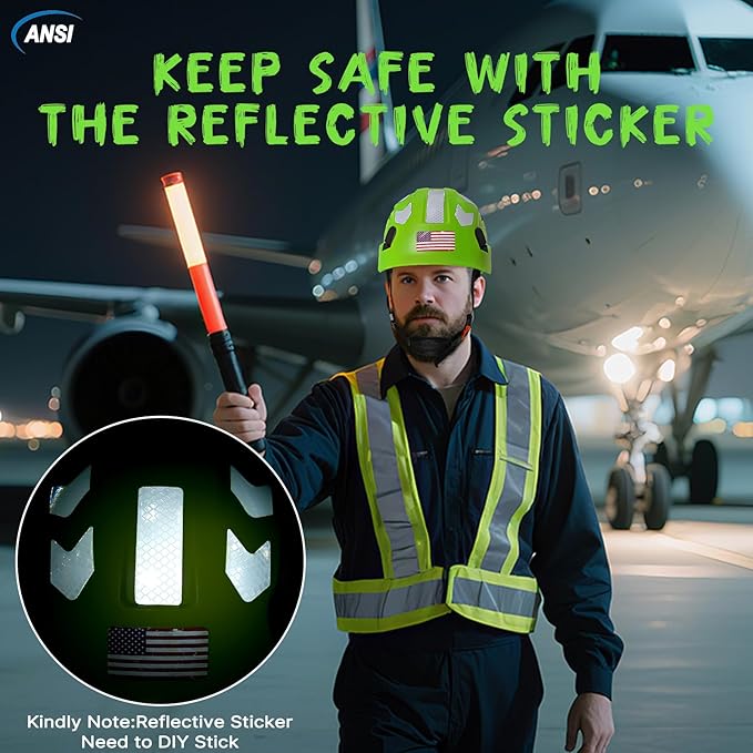 AOLAMEGS Construction Safety Hard Hat - ANSI Z89.1 Type Ι OSHA Approved Safety Helmets with Chin Straps Lightweight Reflective Vented ABS Hard Hats For Men Women Industrial Workwear 6-point Suspension