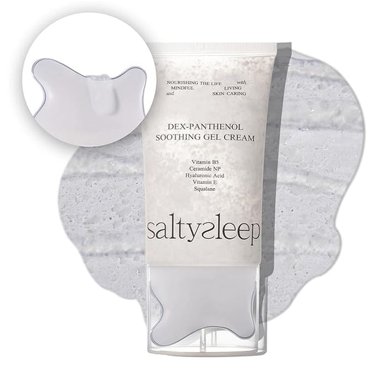 Cream w. Guasha - Dex-Panthenol Soothing Gel Cream, 3.38fl/3.38oz Hydrating Face Moisturizer, Korean Skincare for All Skin Types