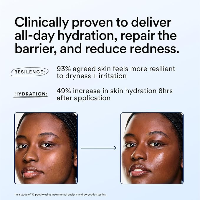 Experiment Molecular Mesh Barrier Repair Moisturizer – Soothing Lightweight Face Cream for Strength, Redness & Irritation - Ectoin, Phytosphingosine, Centella 2 FL OZ - Vegan for Sensitive Skin