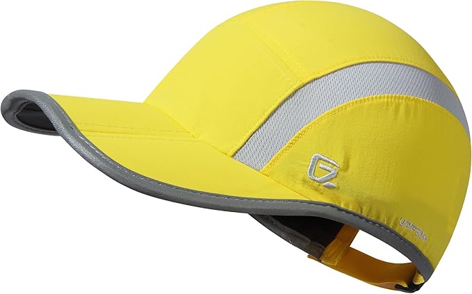 GADIEMKENSD Reflective Folding Outdoor Hat Unstructured Design UPF 50+ Sun Protection Sport Hats for Womens and Mens