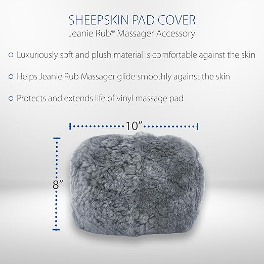 Core Products Sheepskin Pad Cover for Jeanie Rub Massager