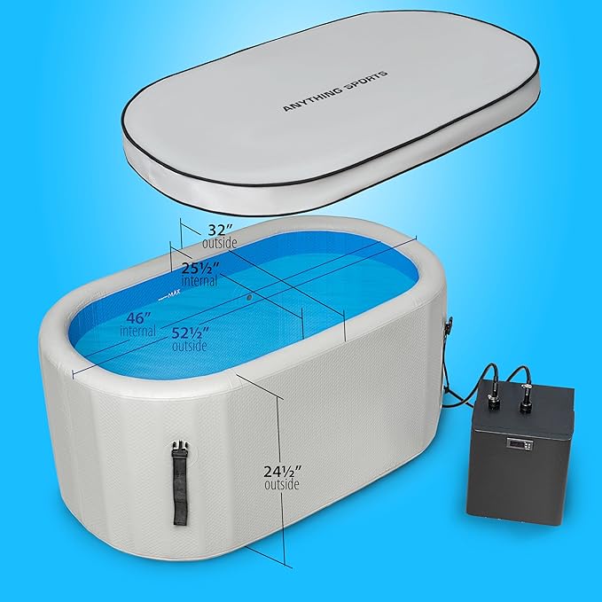 Inflatable Ice Bathtub With Chiller 2.0