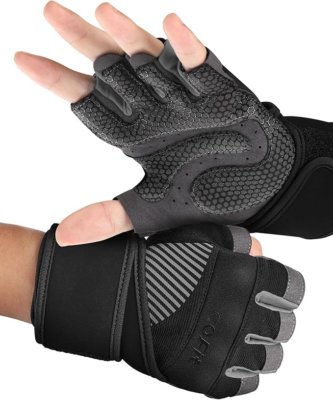 COFIT Breathable Workout Gloves, Antislip Weight Lifting Gym Gloves for Men Women, Superior Grip & Palm Protection for Weightlifting, Fitness, Exercise, Training