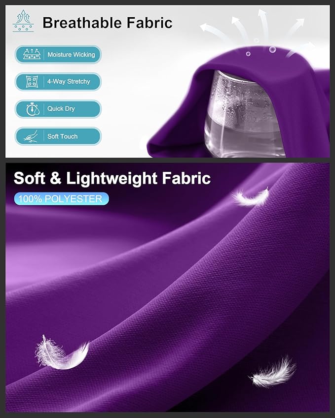 G Gradual Men's Workout Shirts Quick Dry Athletic Running T-Shirts Lightweight Moisture Wicking Short Sleeve Sports Gym Tops