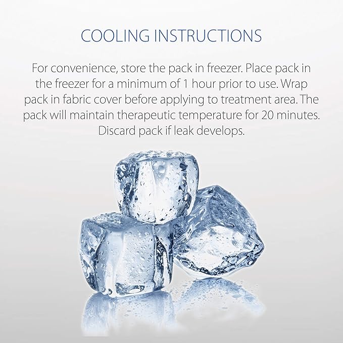Core Products Flexible Vinyl Intense Cold Therapy Pack for Neck - 6" X 20"