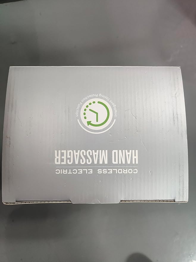 cotsoco Hand Massager with Heat and Compression, 6 Levels Hand Therapy for Arthritis and Carpal Tunnel Relief, Finger and Wrist Cordless Massager Machine for Pain Relief, Gifts for Women Men, White