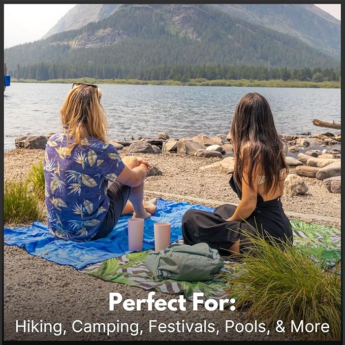 ECCOSOPHY Microfiber Beach Towel - Sand Free Towels are Quick Dry, Light Weight, Super Absorbent - Perfect Pool, Travel, Cruise, Camping Essentials - Oversized Extra Large for Adults 71x35 in