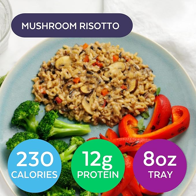 HMR Vegetarian Entrée Pack | Pre-packaged Lunch or Dinner to Support Weight Loss | Pack of 6 Ready to Eat Meals | 10-14 grams of Protein per Entrée | Low Calorie Food | 8oz Servings per Meal