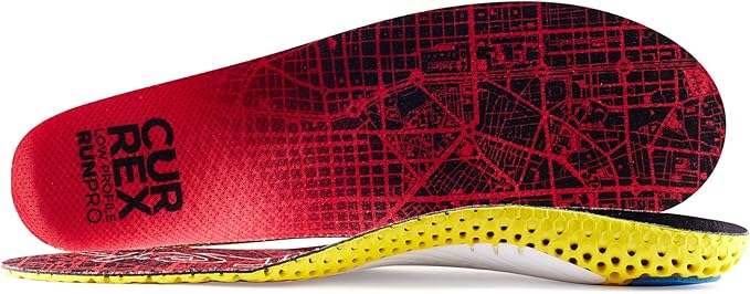CURREX RunPro Insoles for Running Shoes – Arch Support Inserts to Help Reduce Fatigue, Prevent Injuries & Boost Performance – for Men & Women – Low Arch, Small