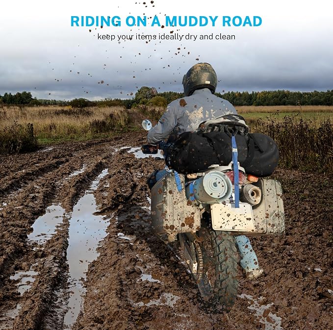 Gonex 40L 60L 80L Extra Large Waterproof Duffle Travel Dry Duffel Bag Heavy Duty Bag with Durable Straps & Handles for Kayaking Paddleboarding Boating Rafting Fishing