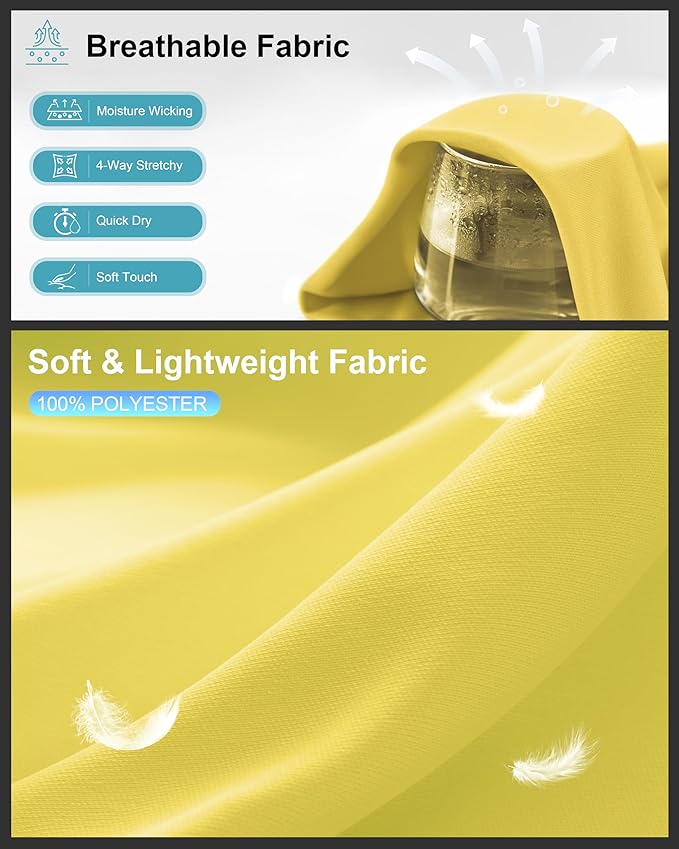 G Gradual Men's Workout Shirts Quick Dry Athletic Running T-Shirts Lightweight Moisture Wicking Short Sleeve Sports Gym Tops