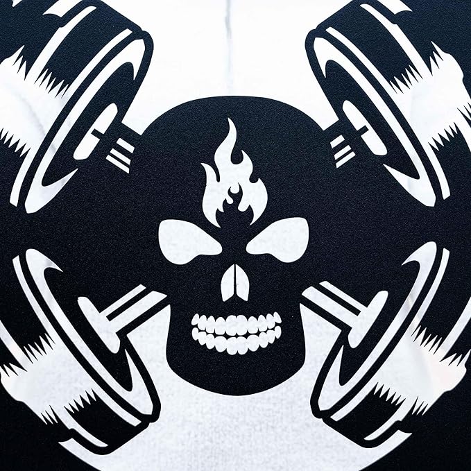 Custom Metal Skull Barbell Gym Name Sign, Dead Lift Den Workout Room Wall Art, Personalized Home Gym Sign, Custom Gym Decor, Workout Garage