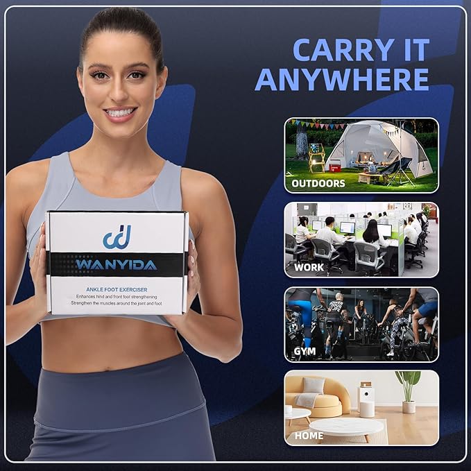 Ankle Foot Strengthener Exerciser for Sprained, Single Leg Balance Board, Posture Corrector, Foot Stretcher for Plantar Fasciitis Relief