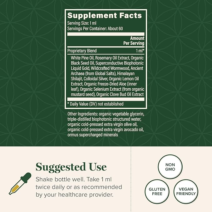 Global Healing Paratrex II - Advanced Detox Support - 2 Fl Oz