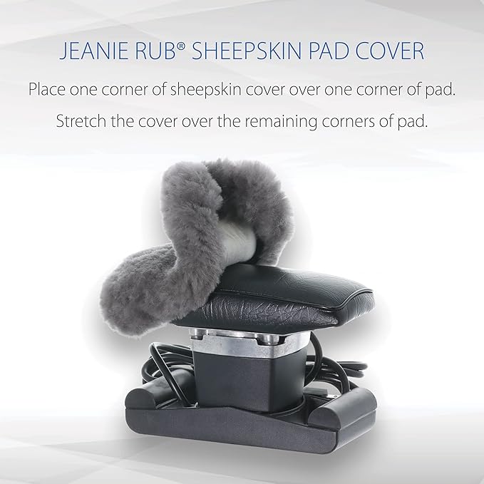 Core Products Jeanie Rub Variable Speed Massager - Sheepskin Cover Combo