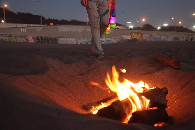 Foxtail LED - Outdoor Throw and Catch Light Up Game - Foam Ball & Tail Glow at Night - Play in the Dark - Fun Gift Idea for Kids & Adults, Boys & Girls