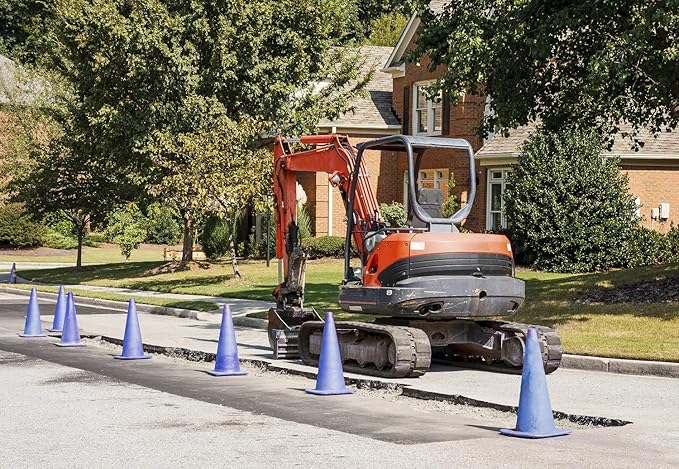 9 Inch Plastic Training Traffic Cones, Sport Cones, Agility Field Marker Cones for Soccer Basketball Football Drills Training, Outdoor Activity or Events - (Set of 10, 12, 15 or 24, 4 Colors)