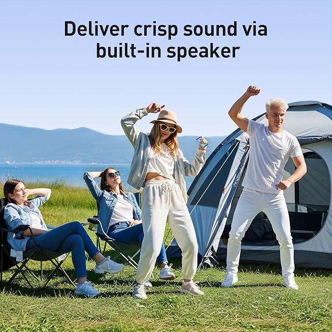 AGPTEK 96GB MP3 Player with Bluetooth and WiFi, T08X 4'' Android 14 MP4 Music Player with Spotify, Audible, APP Store, Up to 1TB, Blue