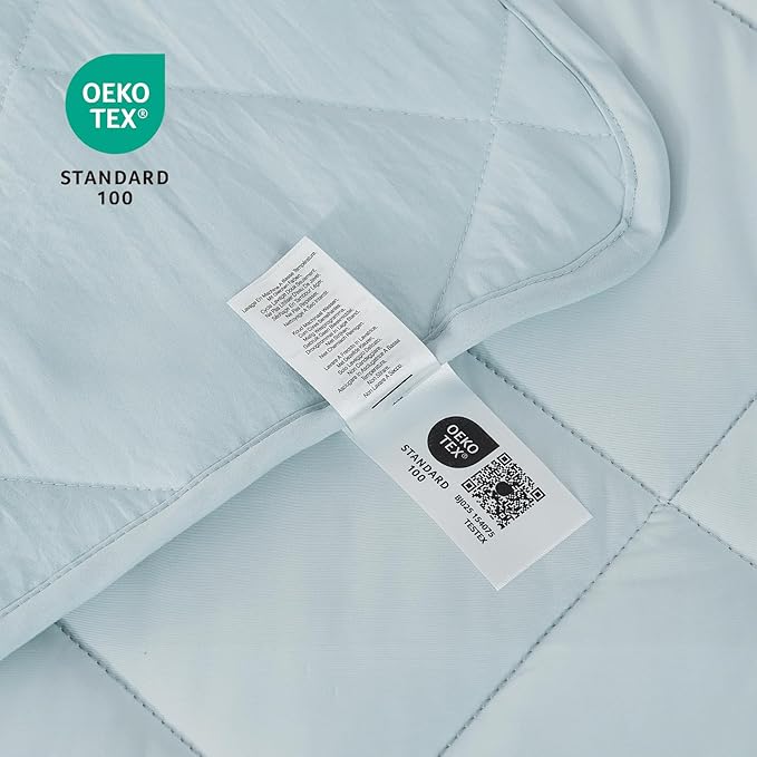 Cozy Bliss Cooling Throw Blanket for Hot Sleepers, Q-Max 0.4 Cooling Comfort 50x70, Cold Blankets for Night Sweats Sleeping, Ultra-Cool Lightweight Breathable Summer Blanket for Bed Travel