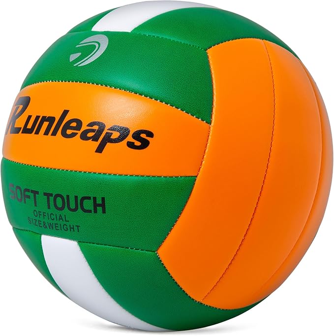 Beach Volleyball Official Size 5 Soft Waterproof Volleyball Sand Sports PU Ball for Indoor, Outdoor, Pool, Gym, Training