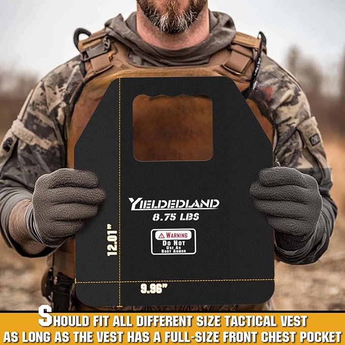 Curved Weight Vest Plates, 5.75/8.75lbs Pairs, Weighted Vest Men Woman, Strength and Endurance Training, Fitness Workouts, Running, Walking